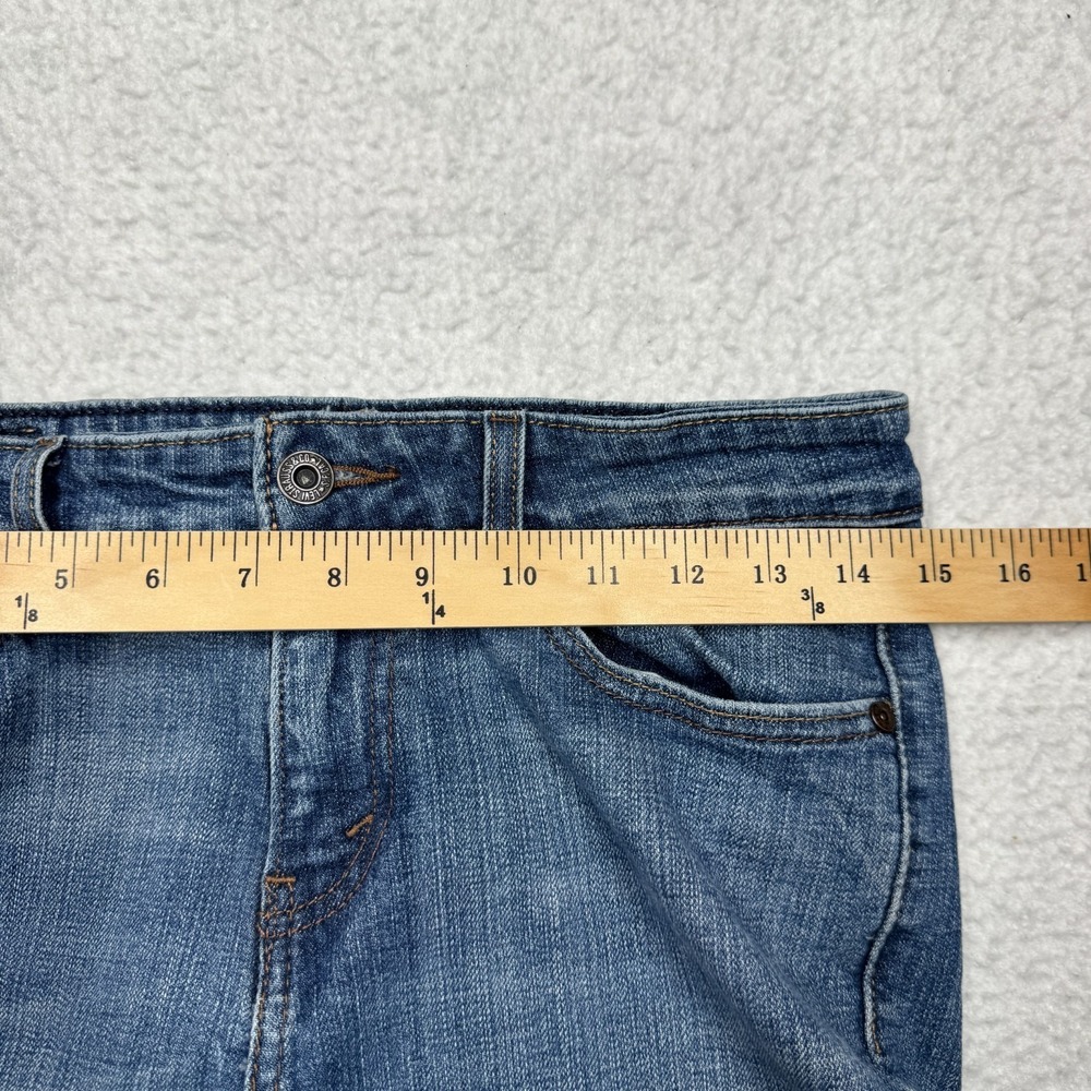 Levi Strauss Blue Denim Classic Mid-Rise Skinny Jeans Denim Pants Women's Size 8 - Picture 6 of 14